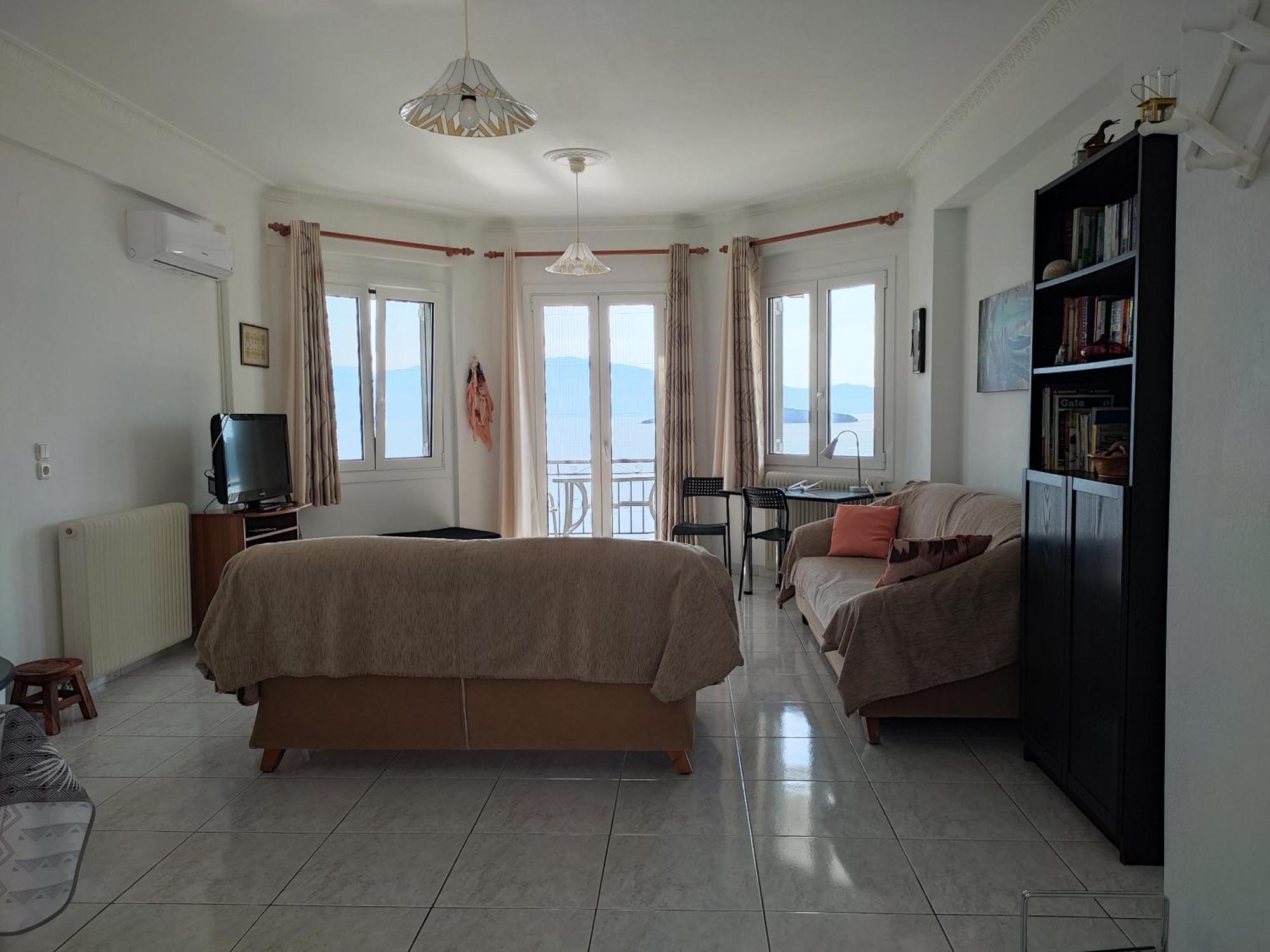 Villa Korakias Seaview à Yénion Extérieur photo