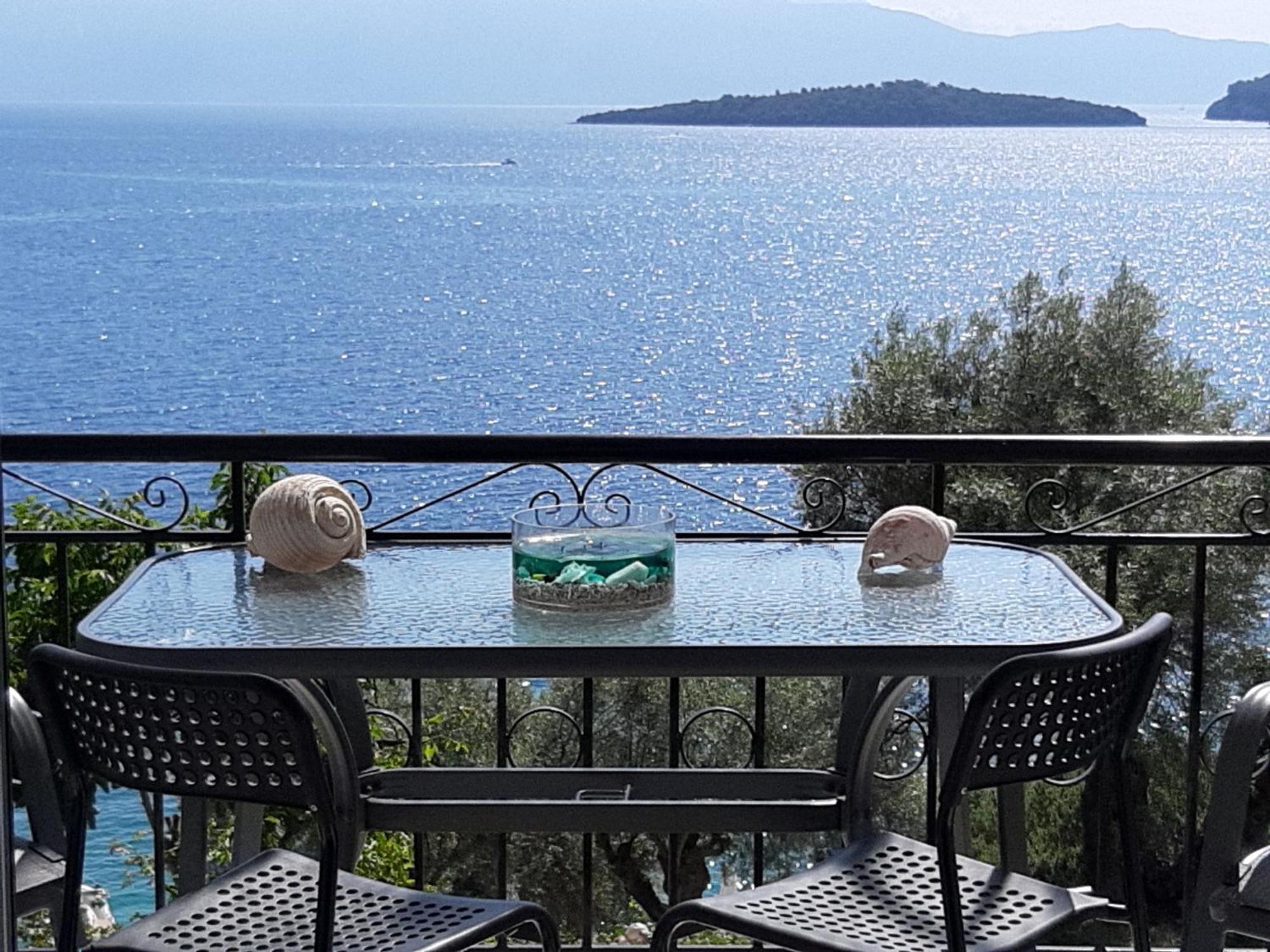 Villa Korakias Seaview à Yénion Extérieur photo